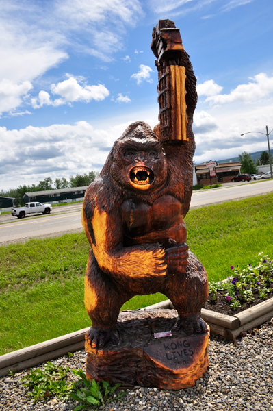 2015 Kong Lives in BC carving 